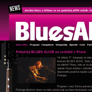 Webdesign: Blues Alive